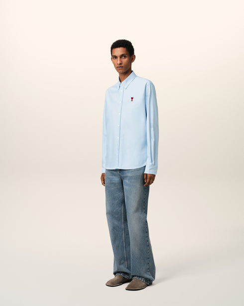 AMI PARIS Classic Fit Adc Shirt Mens Apparel